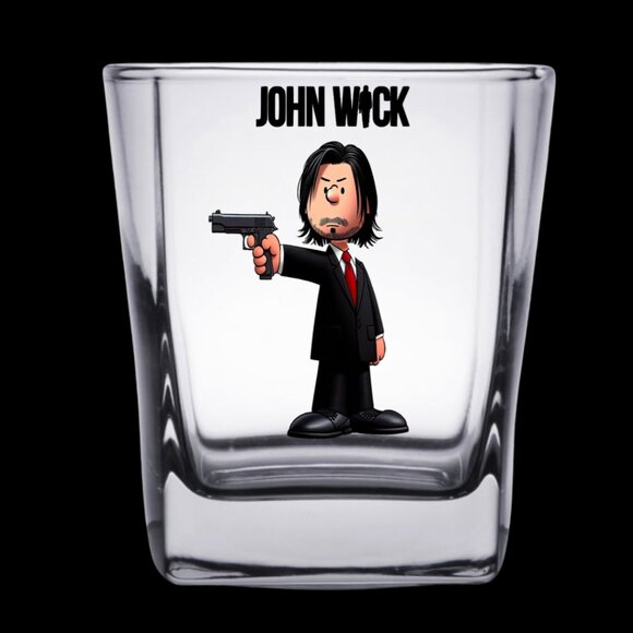 JOHN WICK/Peanuts Mashup Shot Glass/ Gift Box - Picture 2 of 2